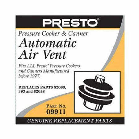 PRESTO Pressure Cooker and Canner Automatic Air Vent PR394010